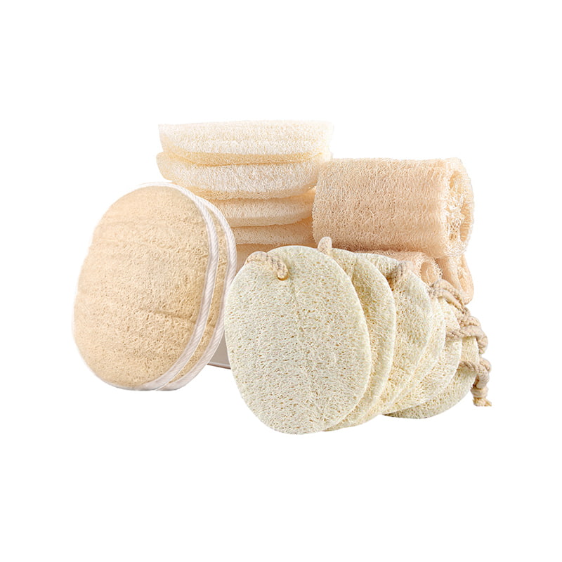 100% naturalna gąbka do kąpieli Luffa gąbka do szorowania gąbka do ciała złuszczające płatki Loofah do SPA